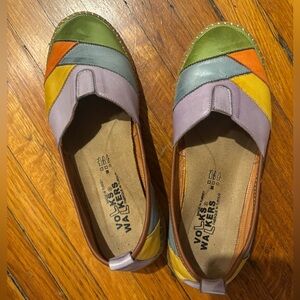 Colorful Volks Walkers Leather sz 38